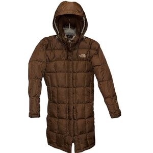 The North Face Women’s XS Brown 600 Fill Down Puffer Coat w/ Hood